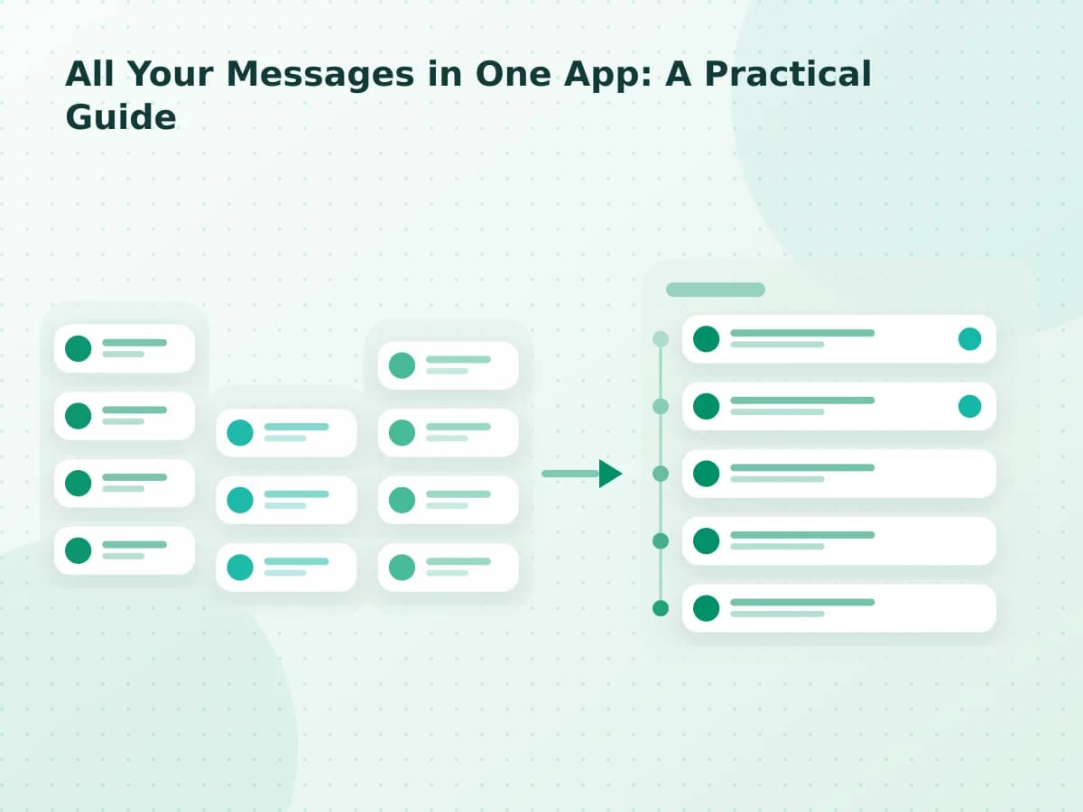 Editorial diagram: All Your Messages in One App: A Practical Guide
