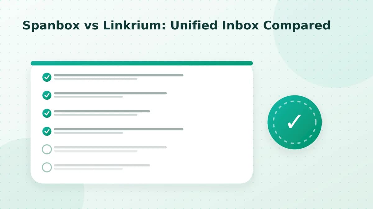 رسم توضيحي للمقال: Spanbox مقابل Linkrium: مقارنة صندوق الوارد الموحد
